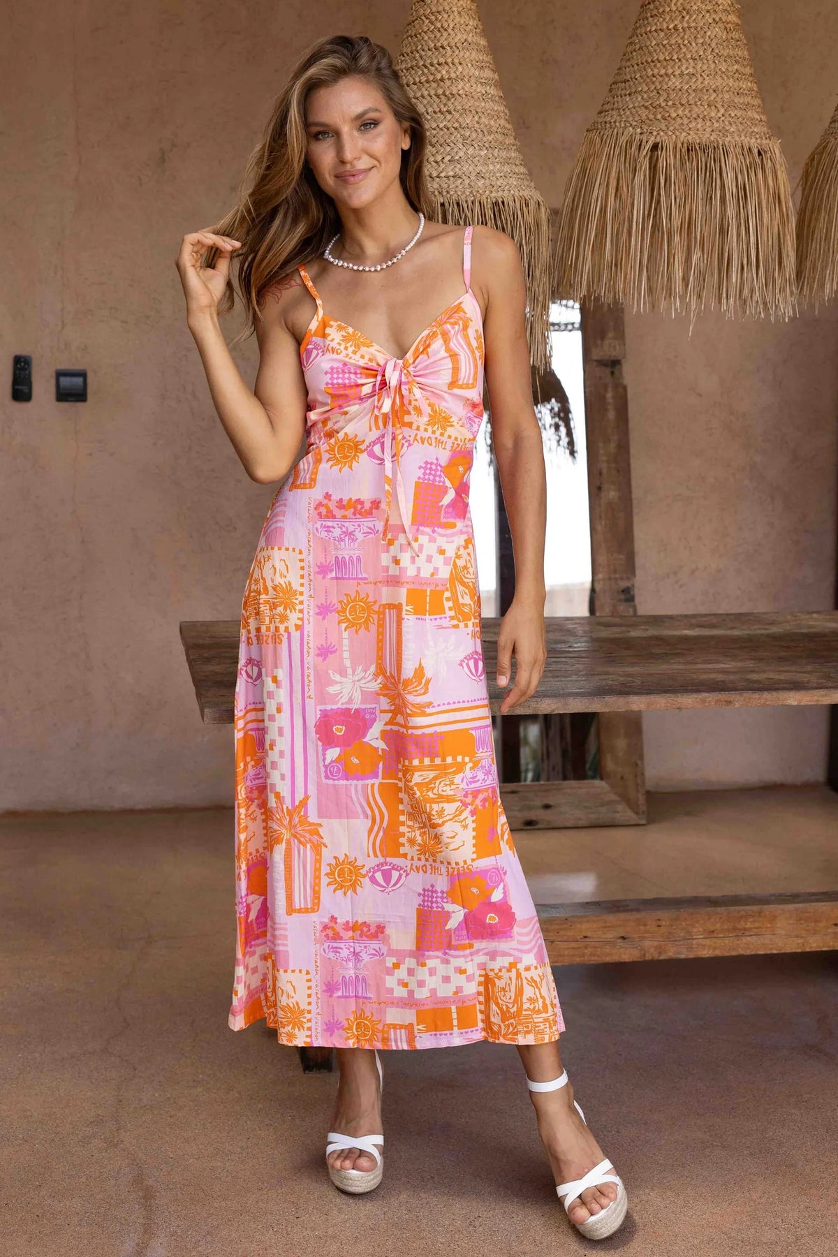 TROPICAL MAXI DRESS
