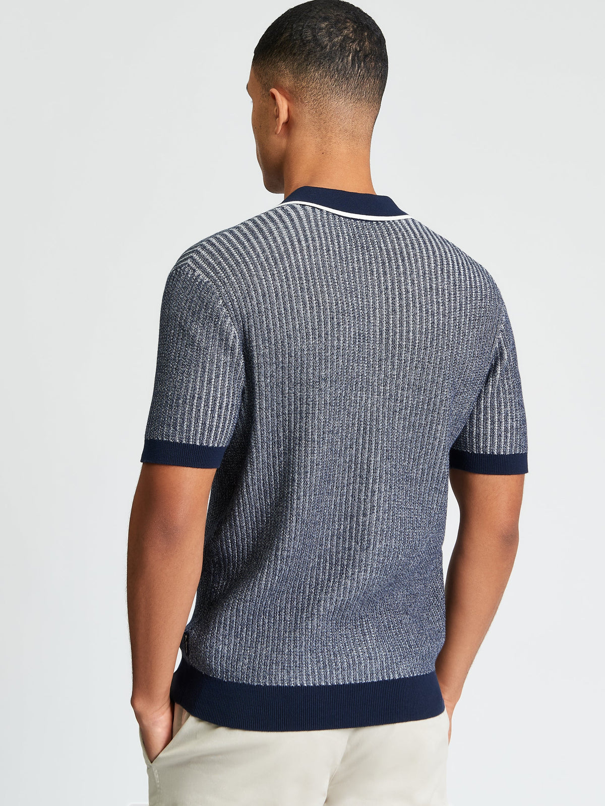 BI COLOURED TEXTURED POLO