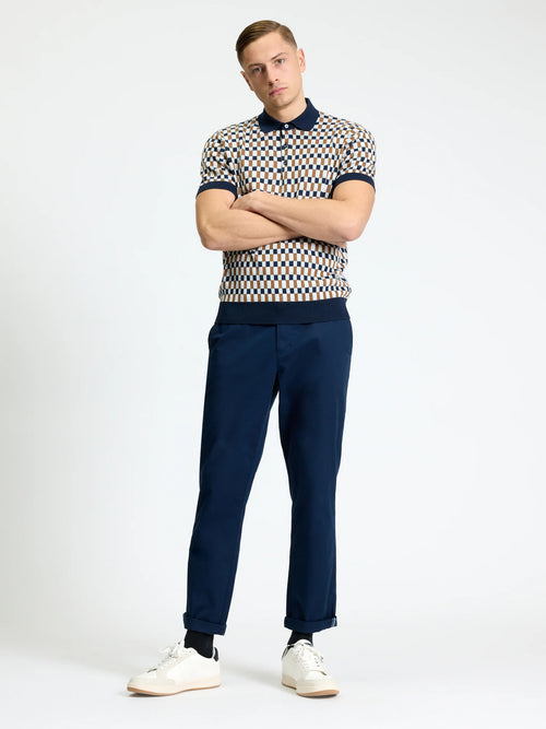 ALL OVER JACQUARD POLO