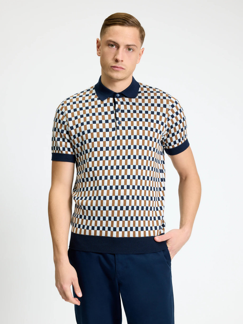 ALL OVER JACQUARD POLO