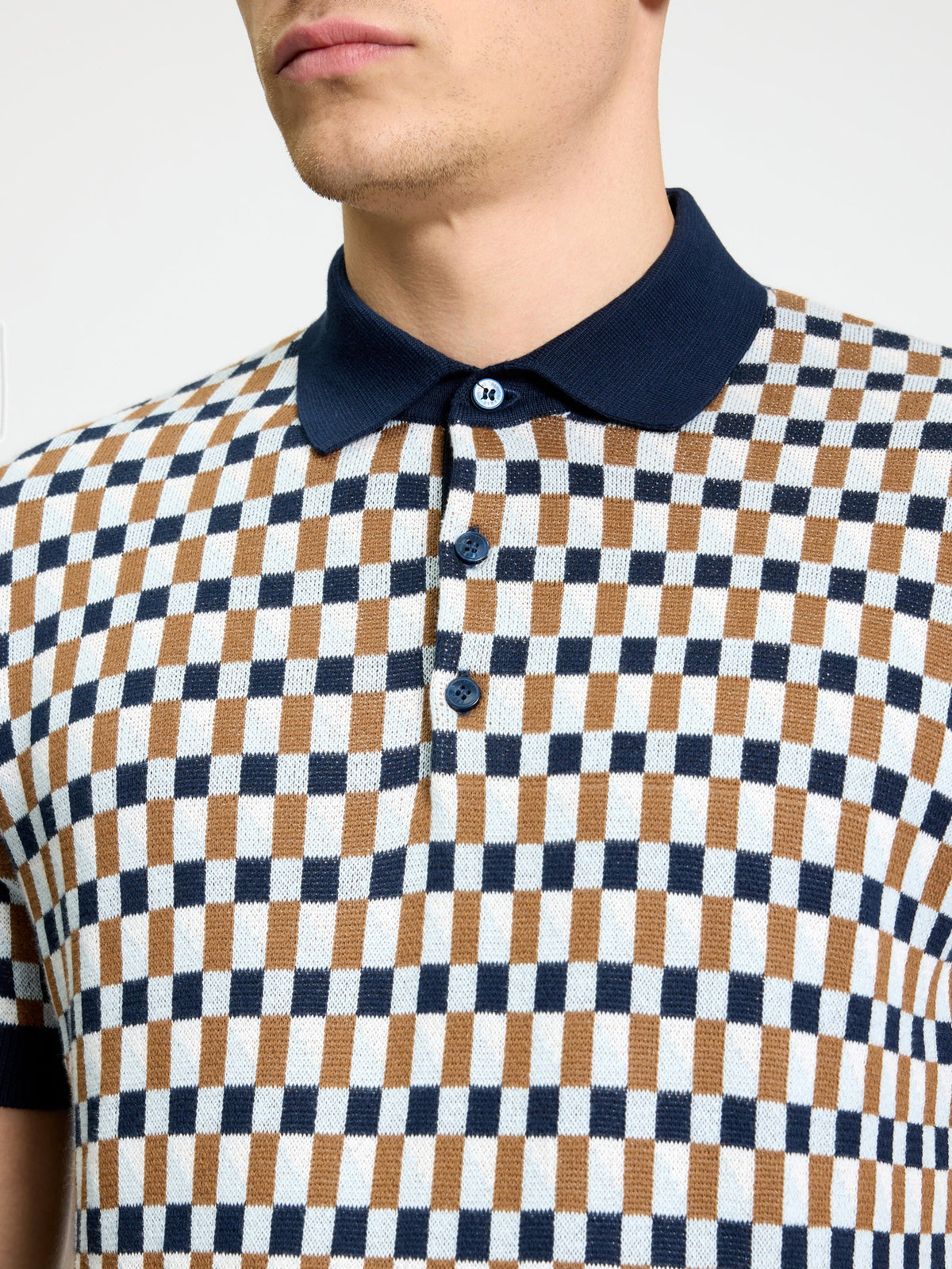 ALL OVER JACQUARD POLO
