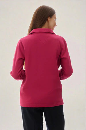 ZIP THROUGH FLEECE JACKET