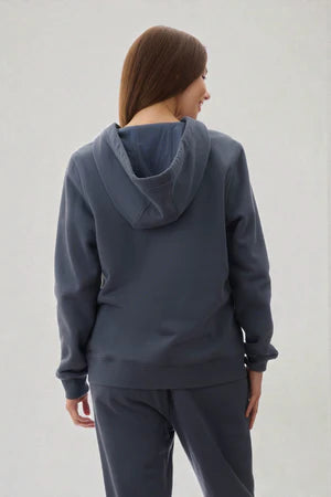 HOODED LOUNGE JACKET