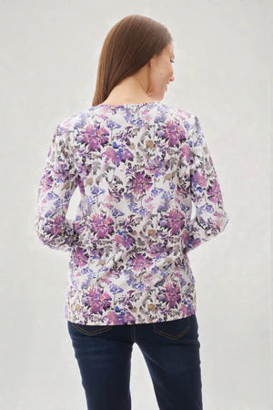 LEWIS PRINT TOP