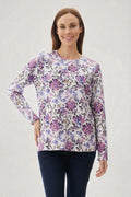 LEWIS PRINT TOP