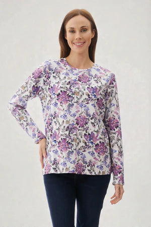 LEWIS PRINT TOP