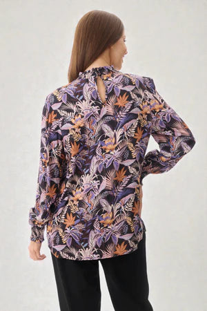 EVANS HIGH NECK BLOUSE