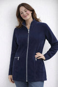ZIP THROUGH FLEECE JACKET