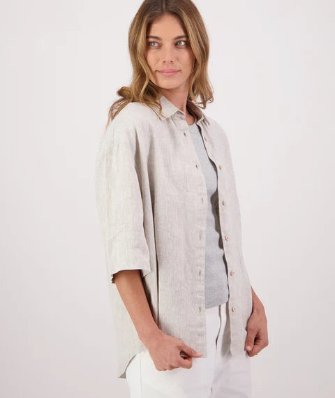 LINEN SHORT SLEEVE SHIRT