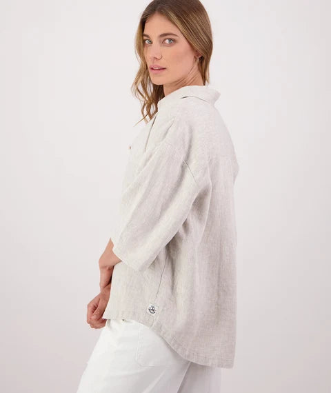 LINEN SHORT SLEEVE SHIRT