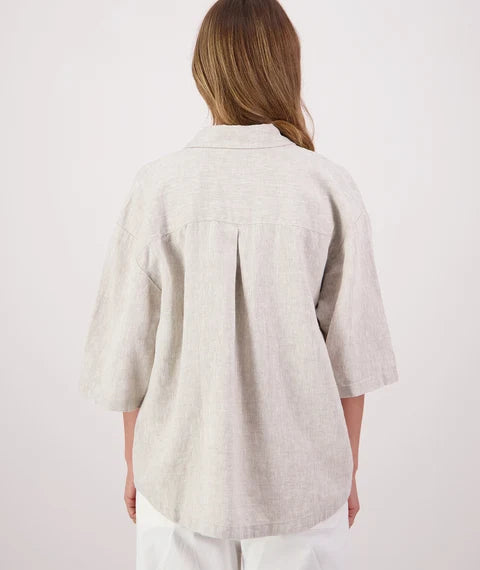 LINEN SHORT SLEEVE SHIRT