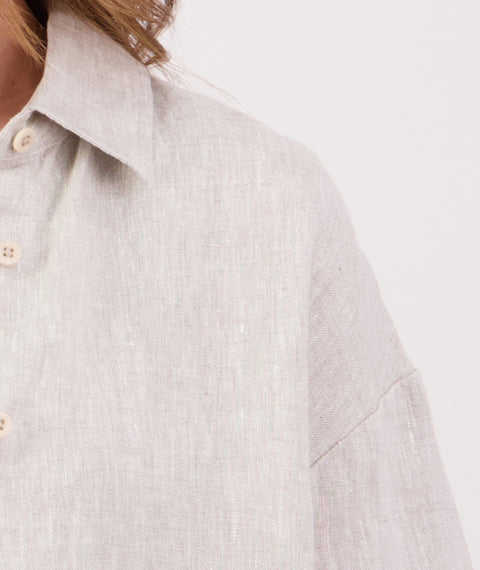 LINEN SHORT SLEEVE SHIRT
