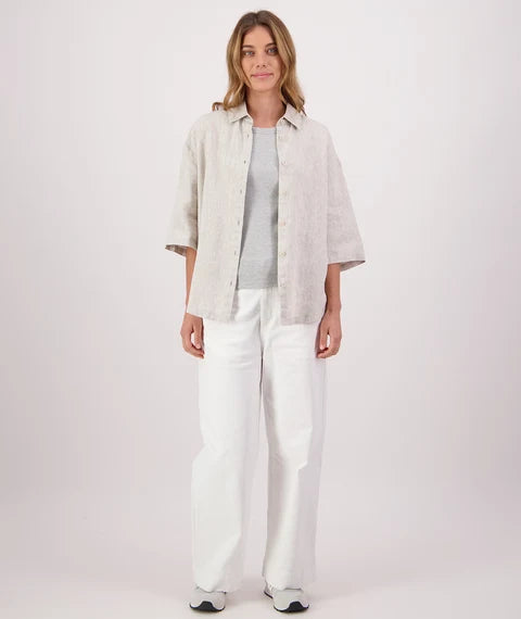 LINEN SHORT SLEEVE SHIRT