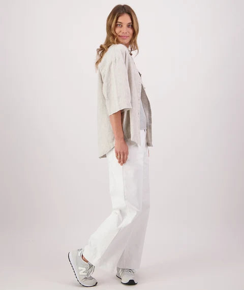 LINEN SHORT SLEEVE SHIRT