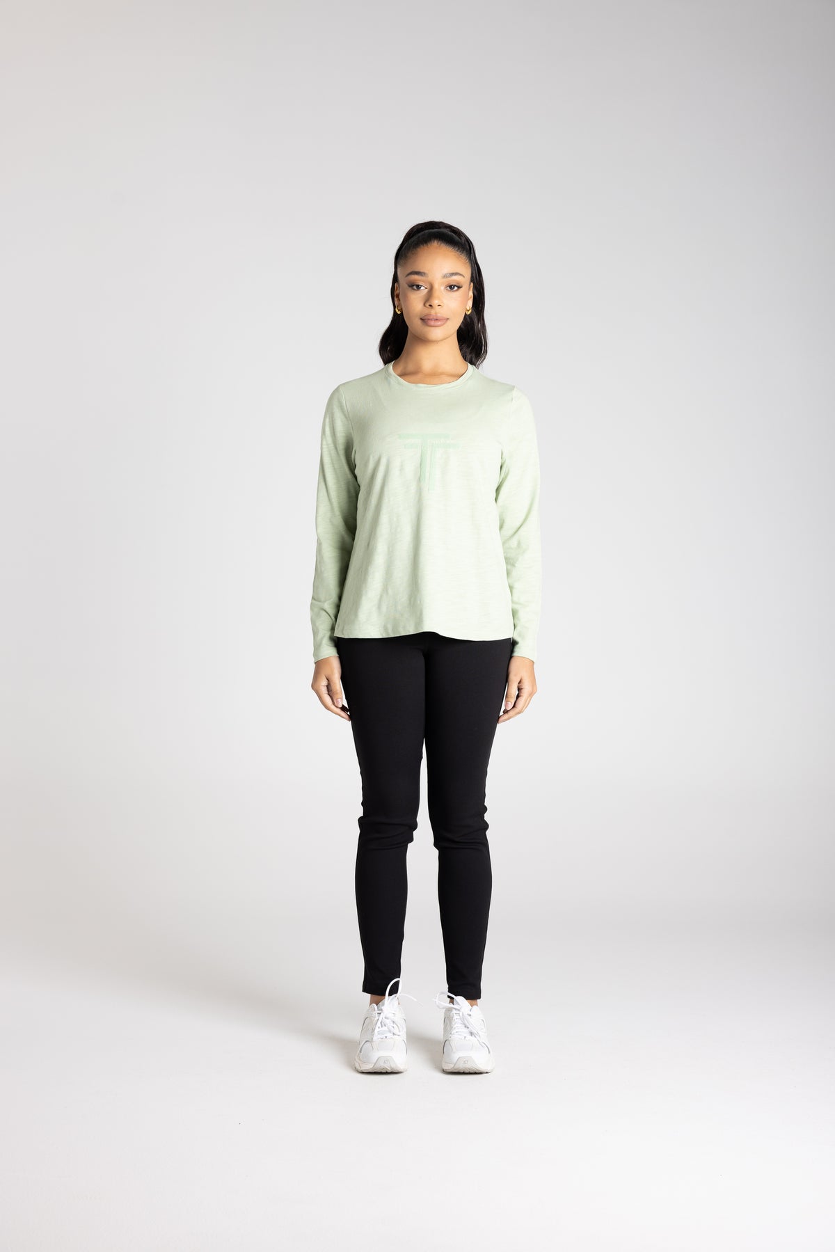LONG SLEEVE CREW SEQUINS