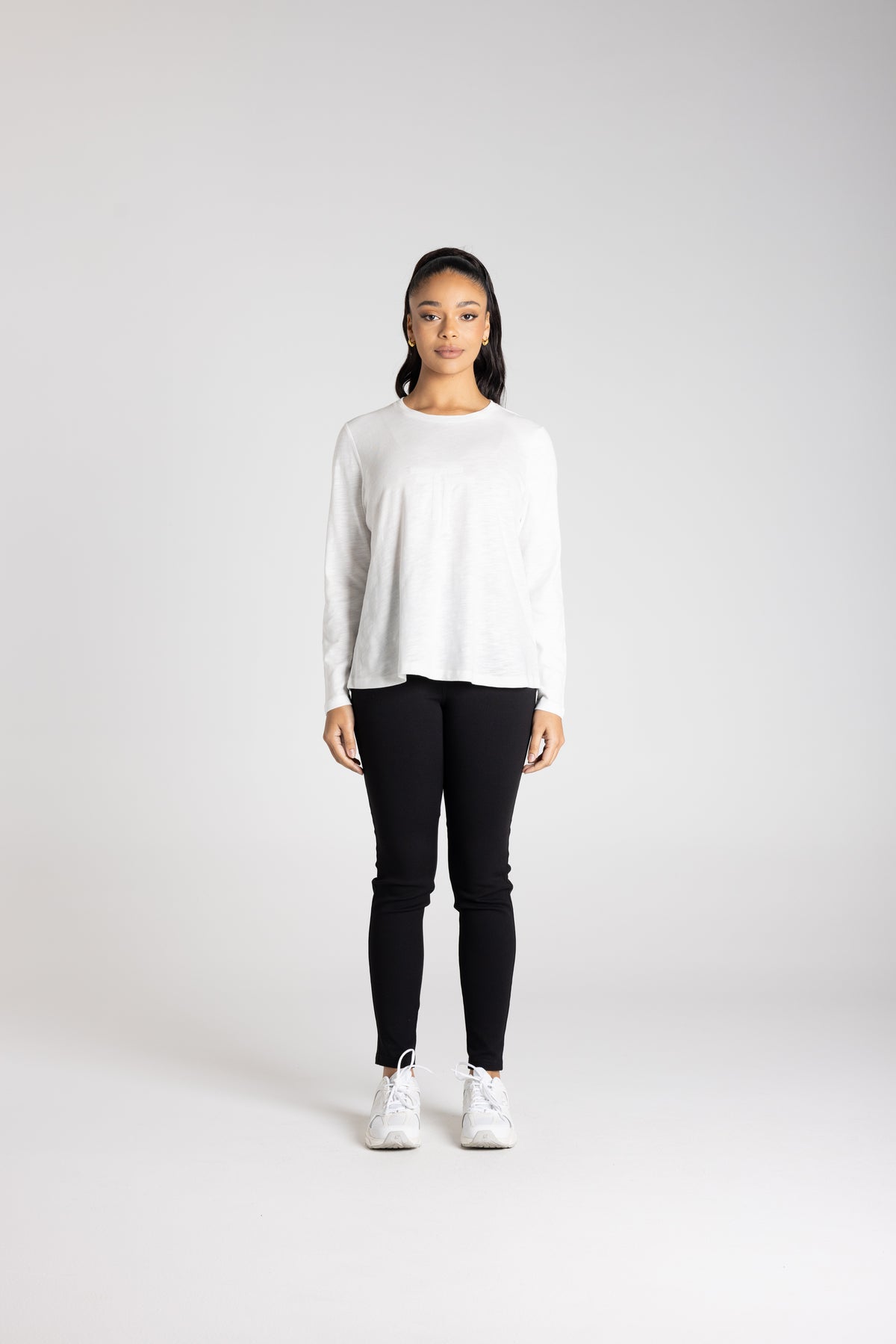 LONG SLEEVE CREW SEQUINS