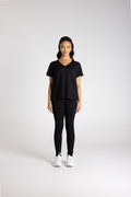 V NECK TSHIRT SEQUINS
