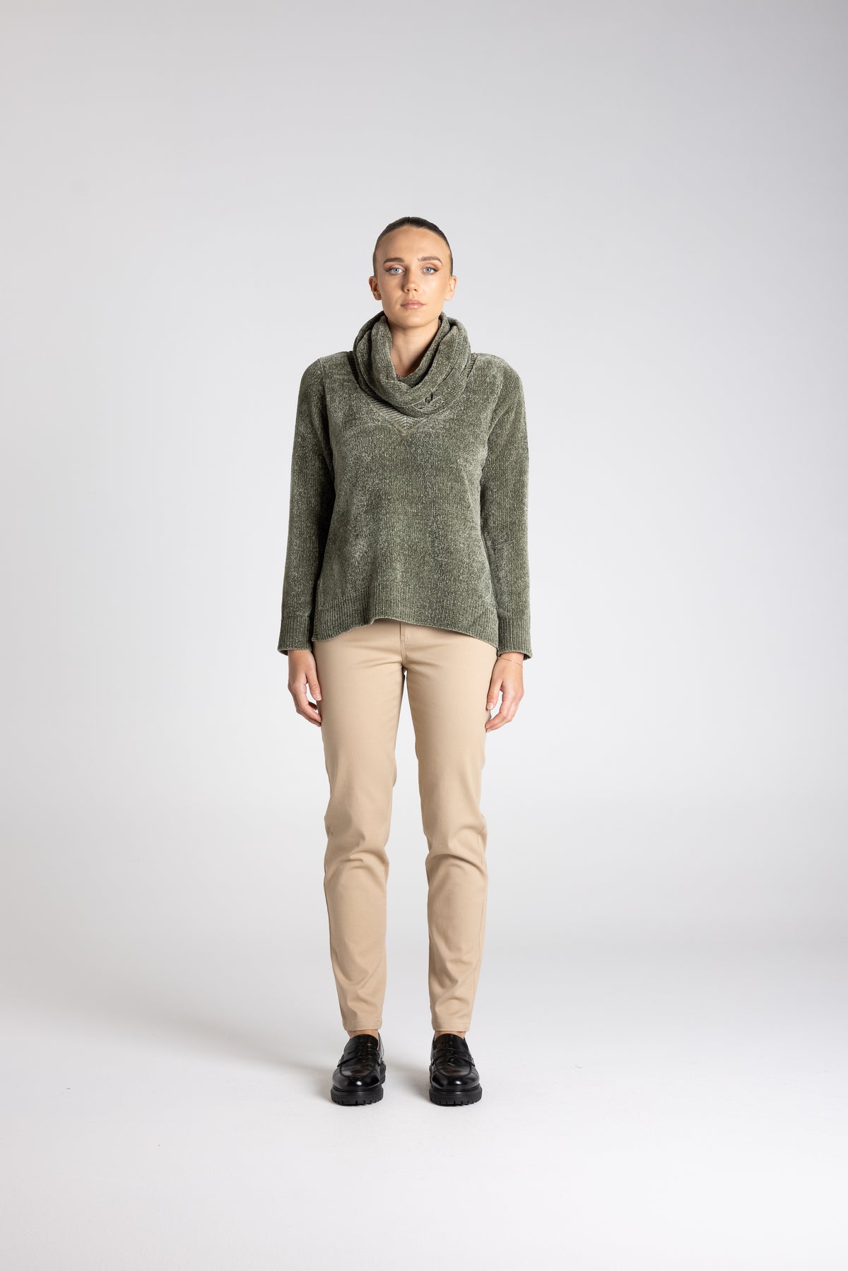 CHENILLE KNIT SNOOD
