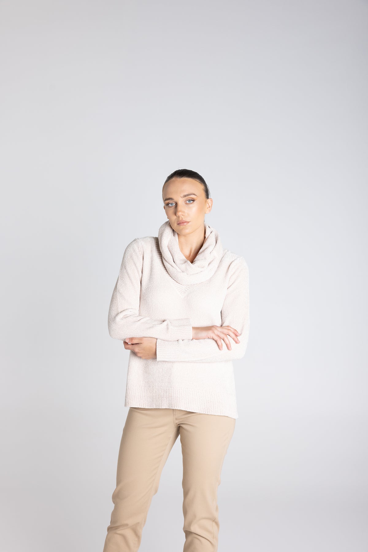 CHENILLE KNIT SNOOD