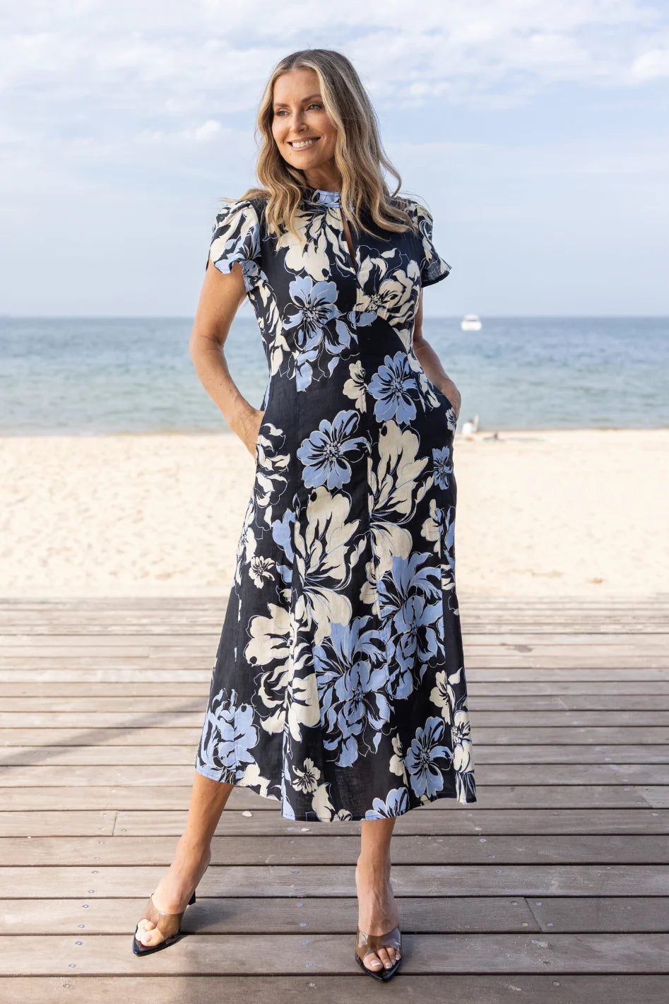 PEONIE PRINT DRESS