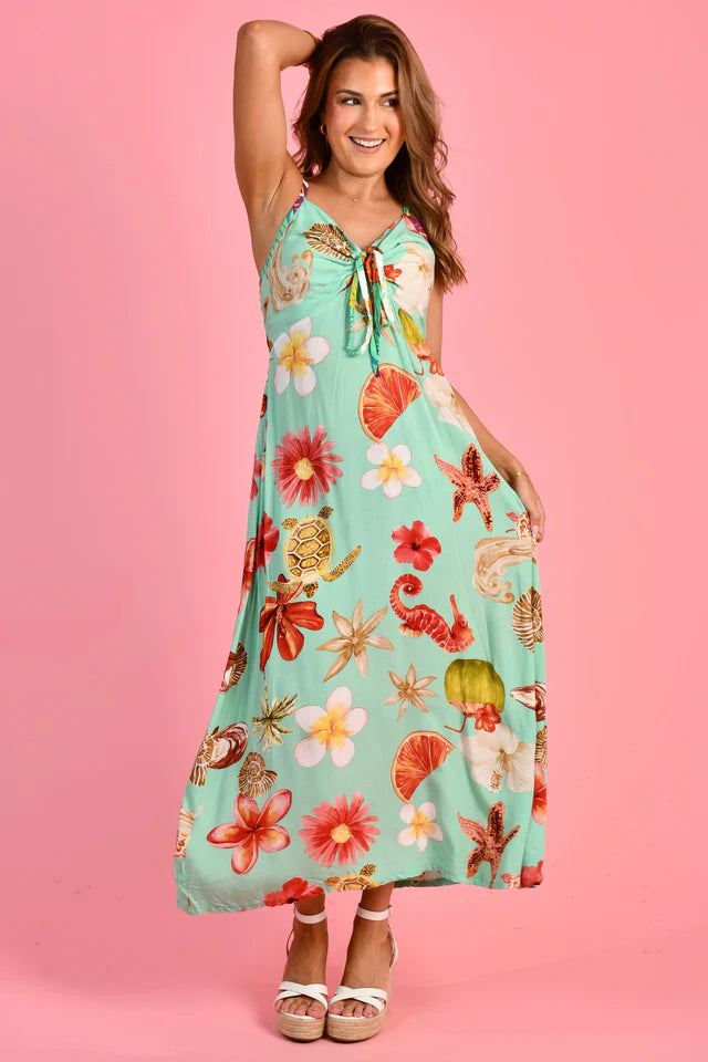 TROPICAL MAXI DRESS