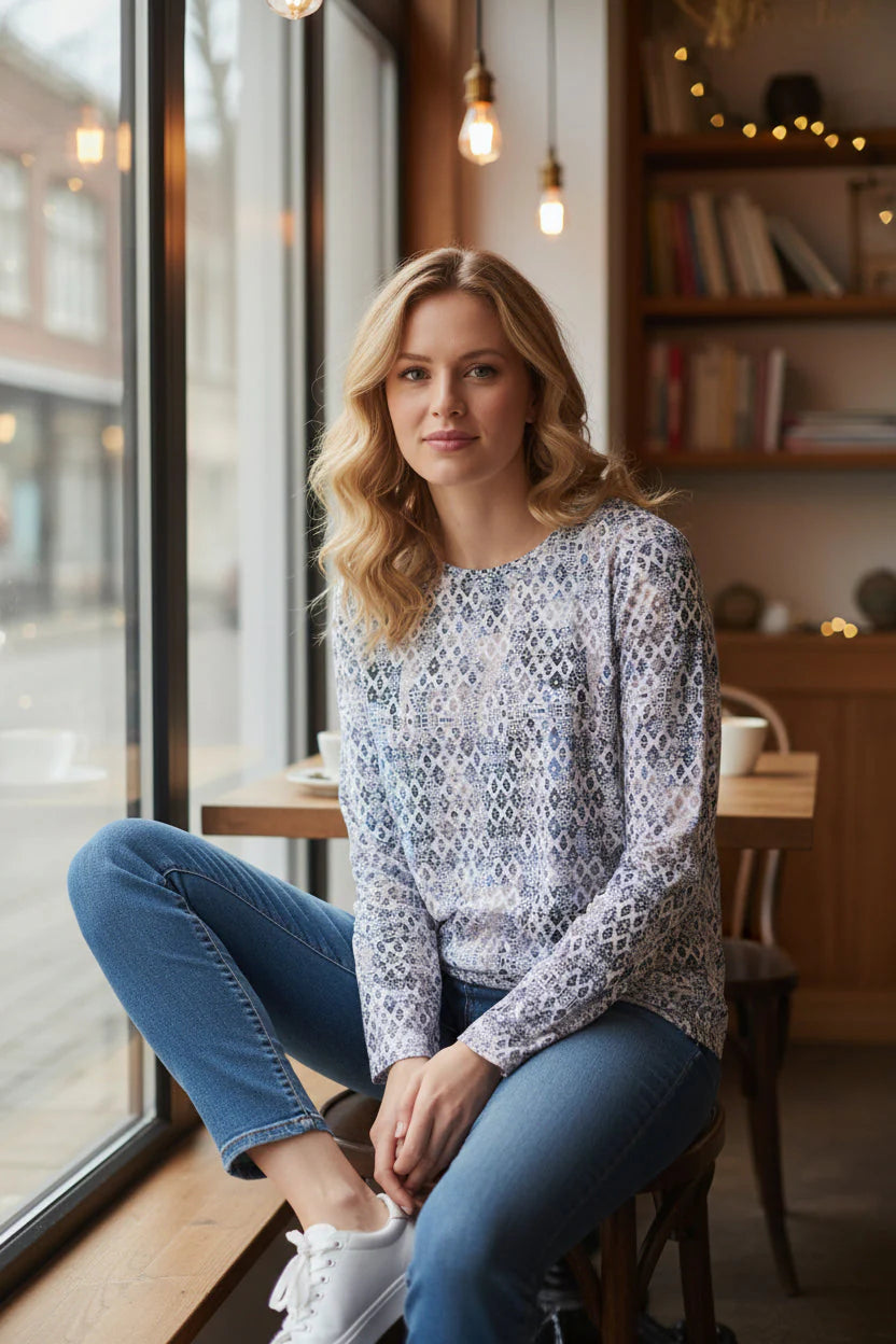 TAYLOR PRINT TOP