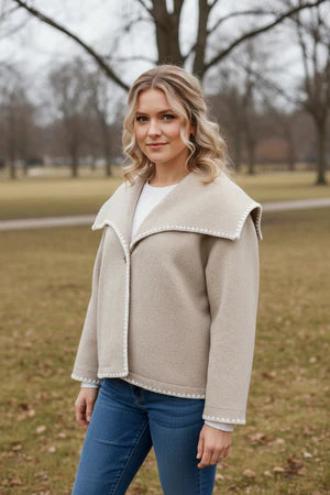 SHAWL COLLAR JACKET