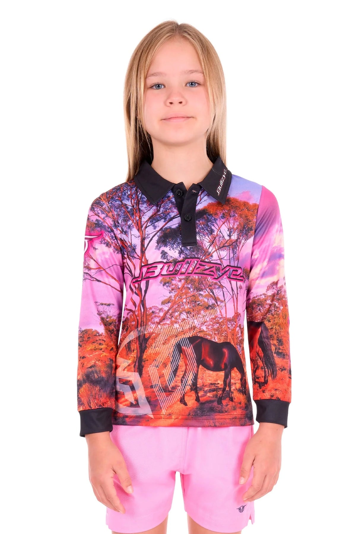 BULLZYE GRAZING HORSE KIDS TEE