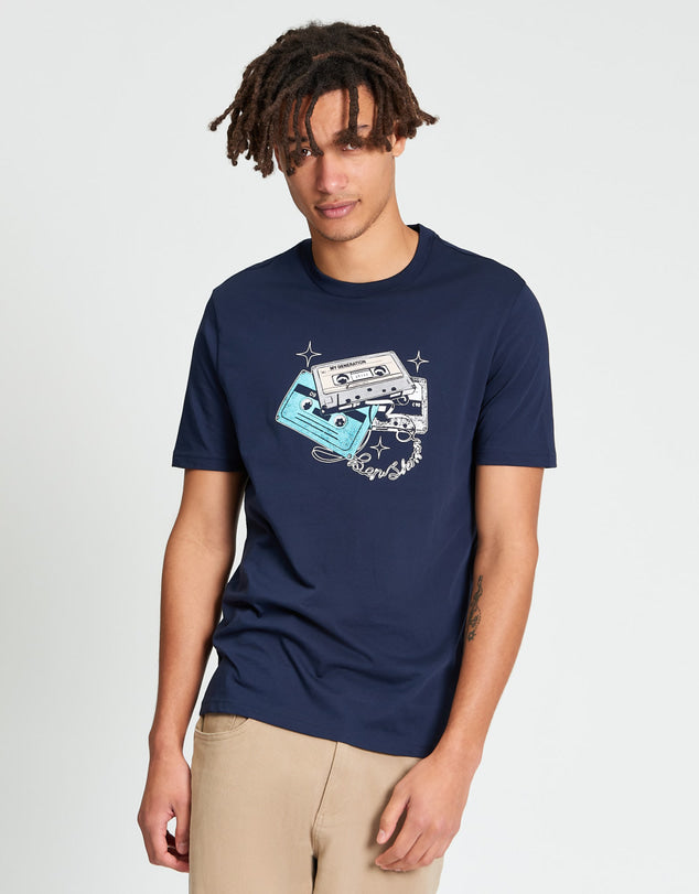 BEN SHERMAN CASSETTE STACK TEE